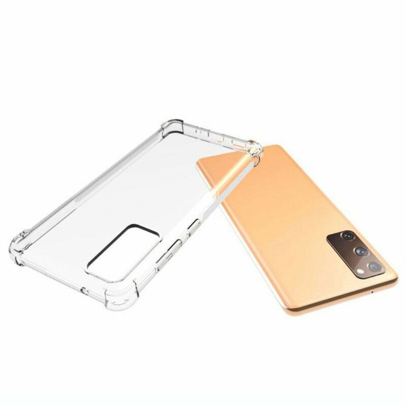 Cover Samsung Galaxy S20 FE Transparente Forstærkede Hjørner