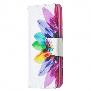 Flip Cover Samsung Galaxy S20 FE Akvarelblomst