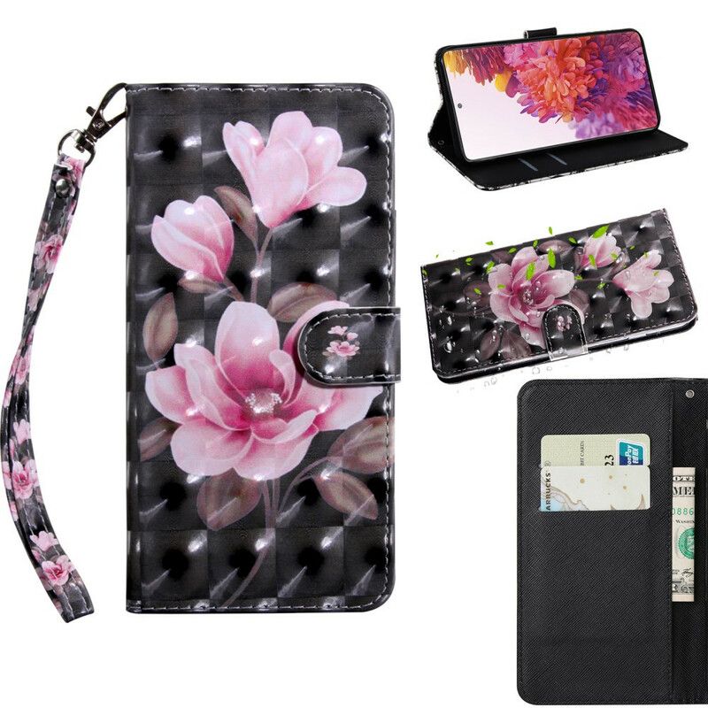 Flip Cover Samsung Galaxy S20 FE Blomsterblomster