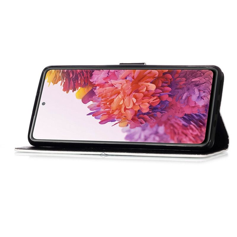 Flip Cover Samsung Galaxy S20 FE Blomsterskalle