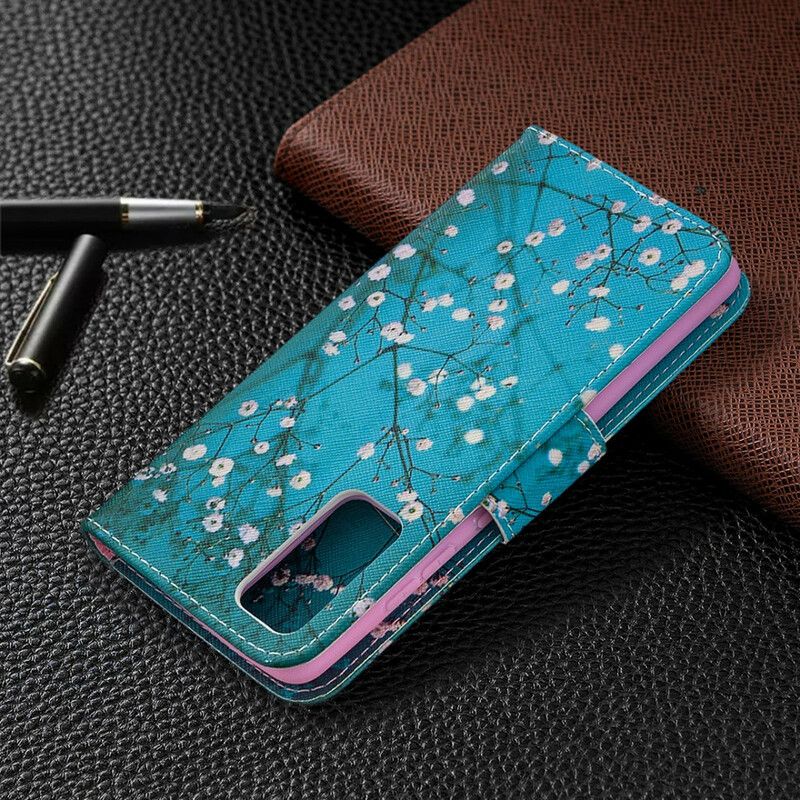 Flip Cover Samsung Galaxy S20 FE Blomstrende Træ