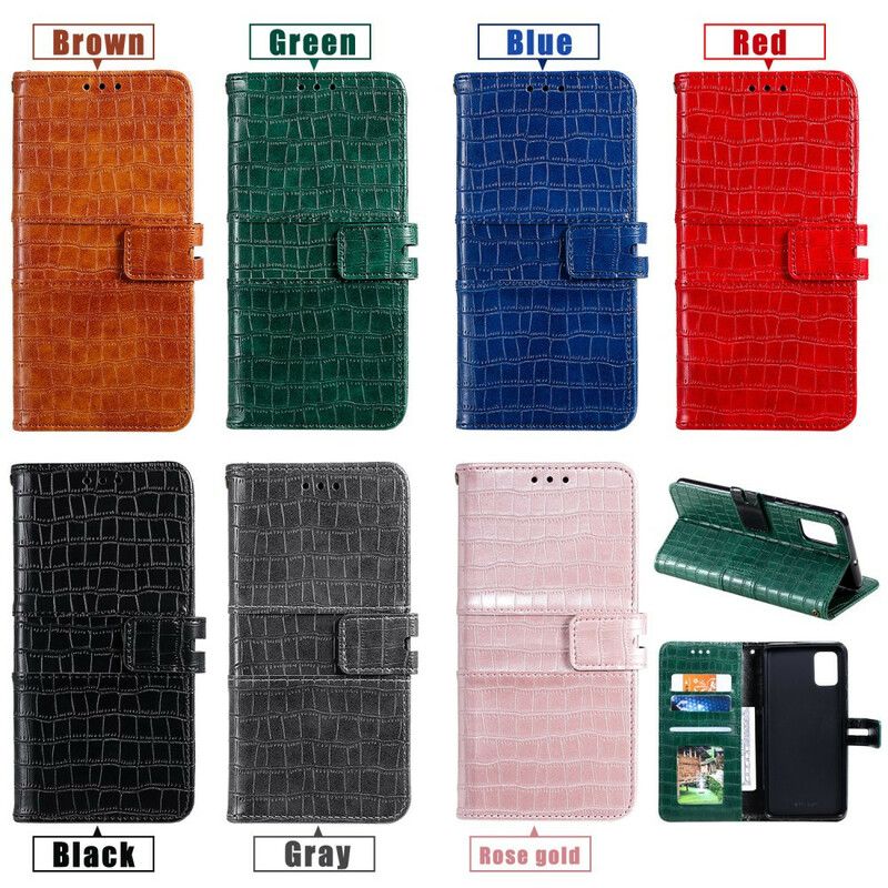 Flip Cover Samsung Galaxy S20 FE Fuldstændig Croc