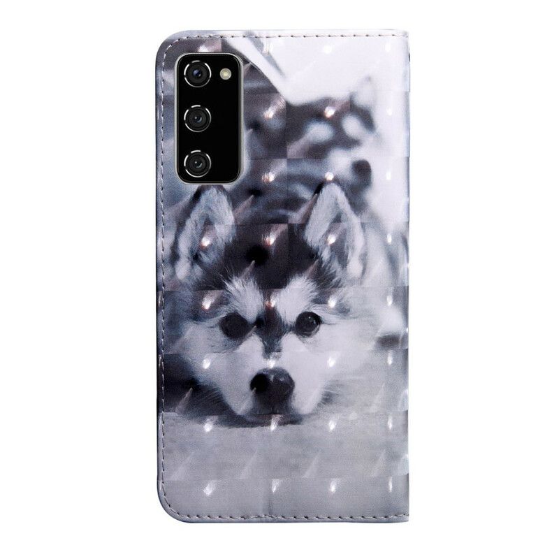 Flip Cover Samsung Galaxy S20 FE Gustave The Dog