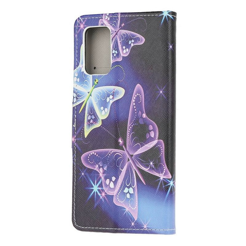 Flip Cover Samsung Galaxy S20 FE Kun Sommerfugle