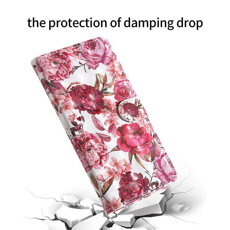 Flip Cover Samsung Galaxy S20 FE Lette Pletroser Med Snor