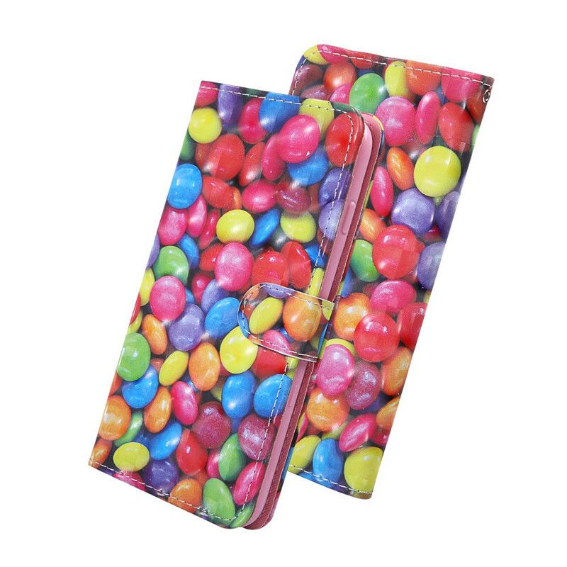 Flip Cover Samsung Galaxy S20 FE Lysplet Slik Med Snor