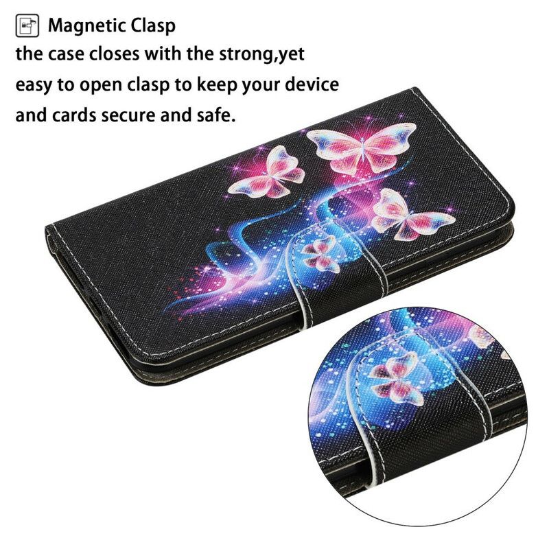 Flip Cover Samsung Galaxy S20 FE Magiske Sommerfugle