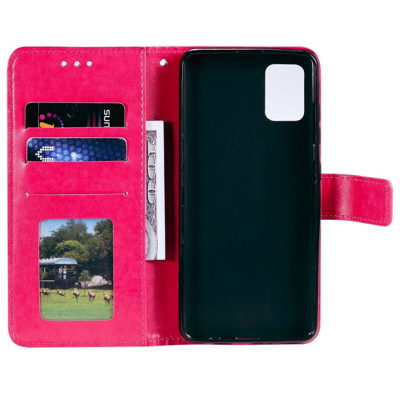 Flip Cover Samsung Galaxy S20 FE Med Snor Forelskede Strappy Ugler