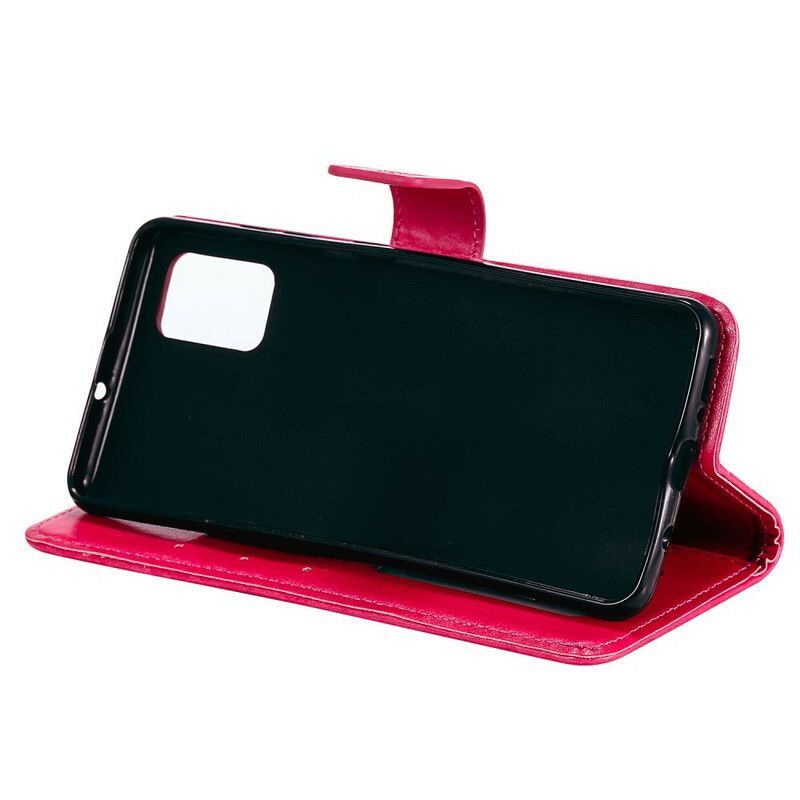 Flip Cover Samsung Galaxy S20 FE Med Snor Forelskede Strappy Ugler