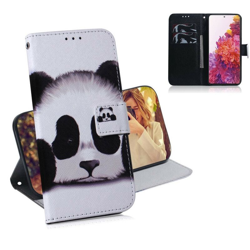 Flip Cover Samsung Galaxy S20 FE Pandaansigt