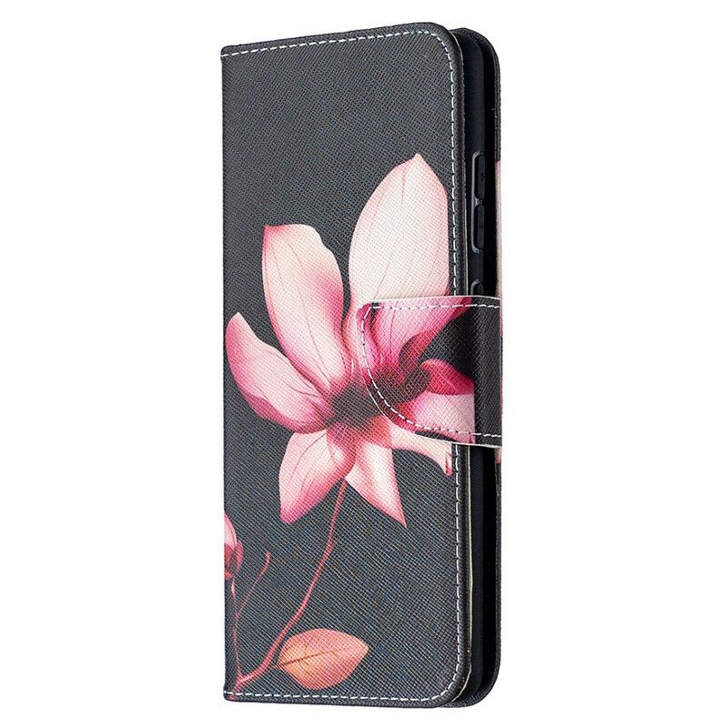 Flip Cover Samsung Galaxy S20 FE Pink Blomst