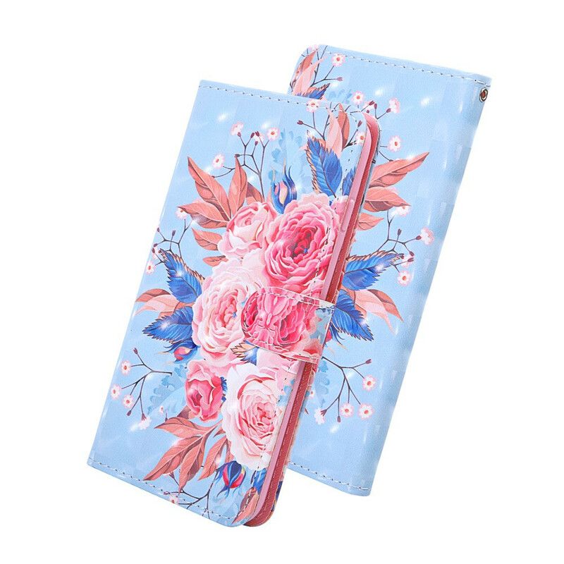 Flip Cover Samsung Galaxy S20 FE Romantisk Spotlys Med Snor