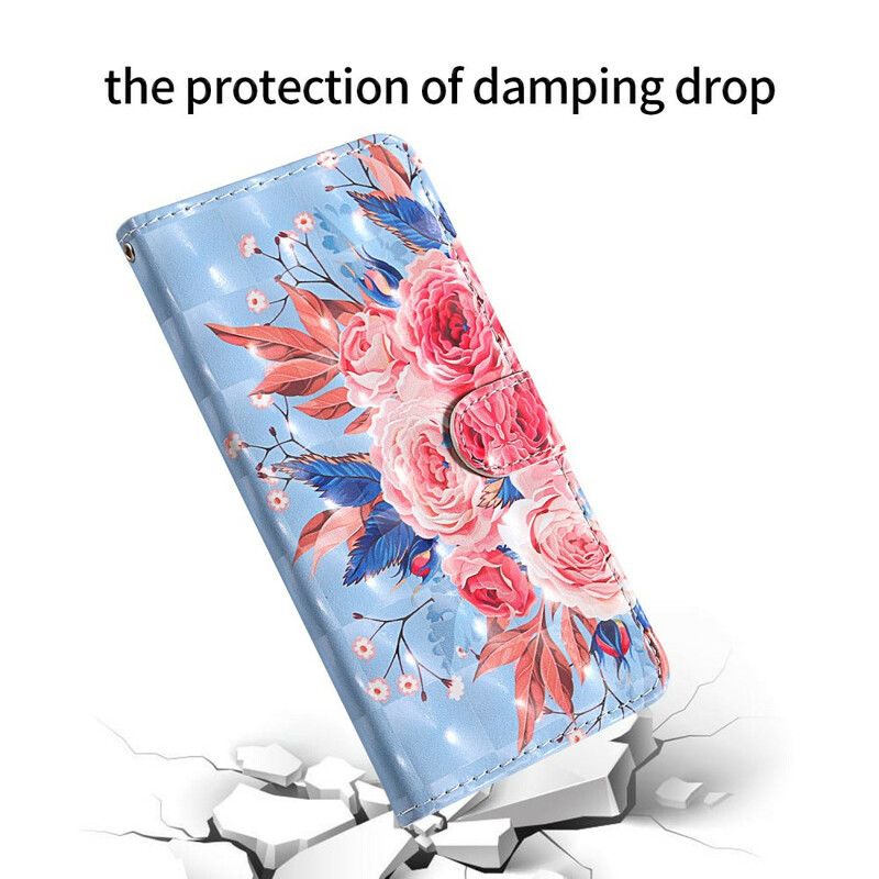 Flip Cover Samsung Galaxy S20 FE Romantisk Spotlys Med Snor