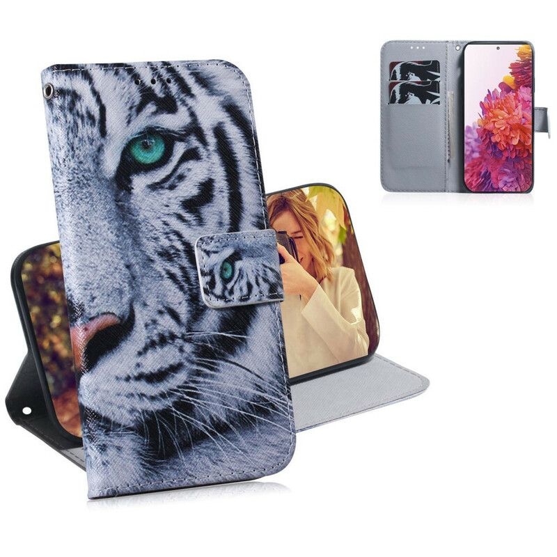 Flip Cover Samsung Galaxy S20 FE Tigeransigt