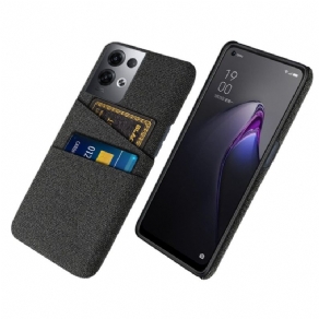 Cover Oppo Reno 8 Pro Kortholder Klud