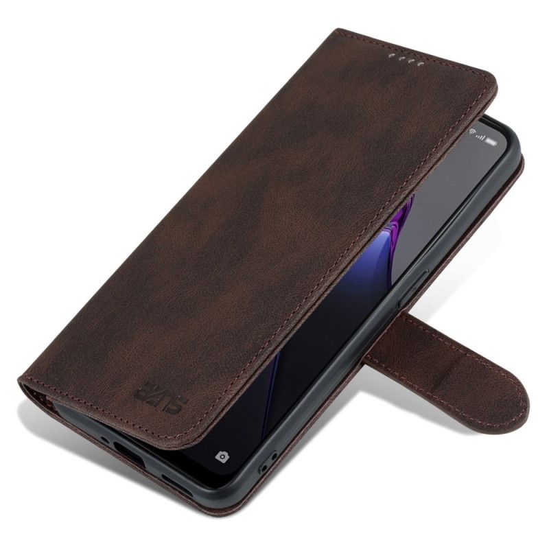 Flip Cover Oppo Reno 8 Pro Azns Vintage Lædereffekt