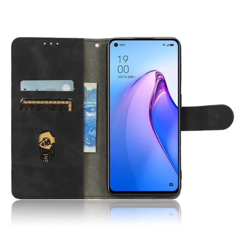 Flip Cover Oppo Reno 8 Pro Med Snor Almindelig Strappy