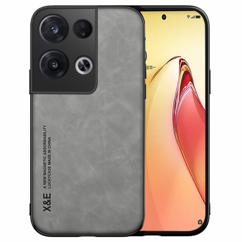 Mobilcover Oppo Reno 8 Pro X&e Lædereffekt