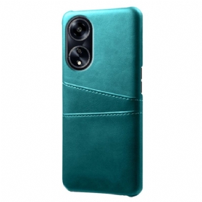 Cover Oppo A98 5g Læder Effekt Kortholder