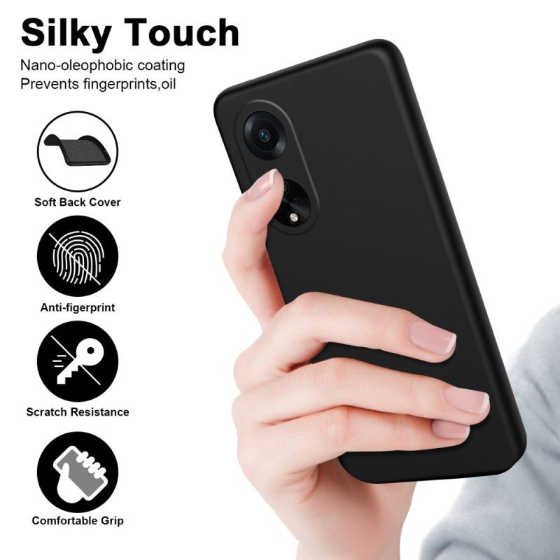 Cover Oppo A98 5g Telefon Etui Flydende Silikone Strop