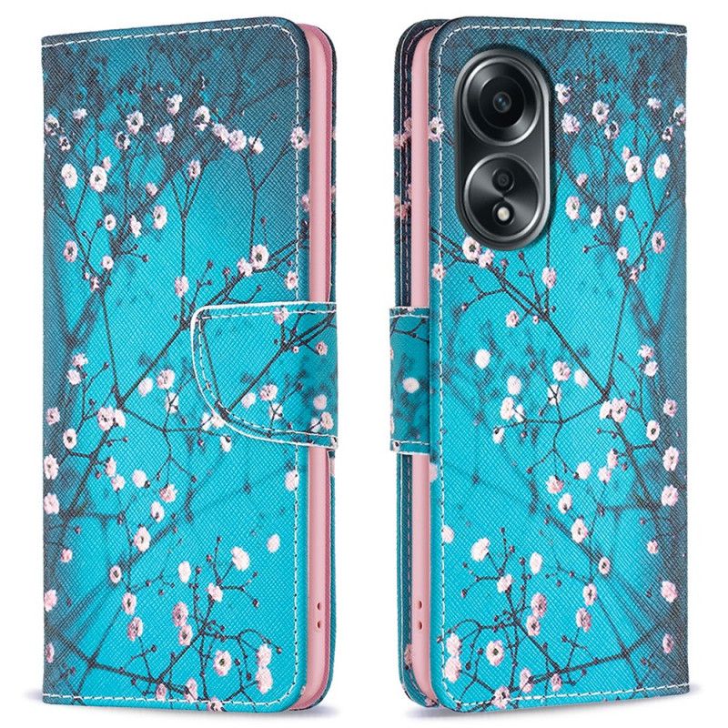 Flip Cover Oppo A98 5g Blommeblomster