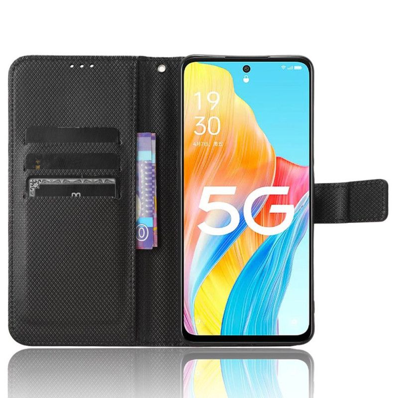 Flip Cover Oppo A98 5g Strap Points