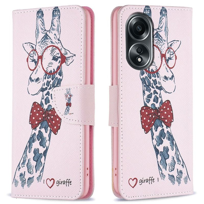 Flip Cover Til Oppo A98 5g Intello Giraf