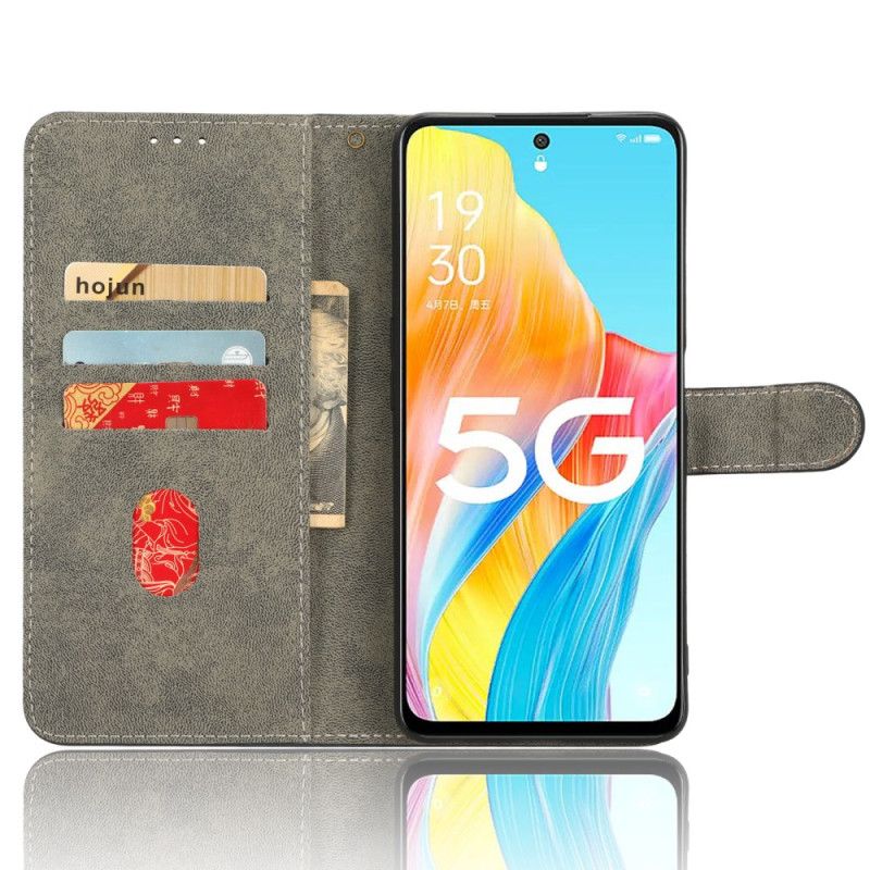 Flip Cover Til Oppo A98 5g Kortholder Og Snor