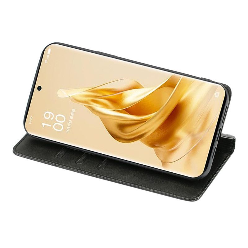 Flip Cover Til Oppo A98 5g Retro Overflade