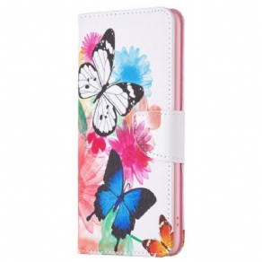 Flip Cover Til Oppo A98 5g To Sommerfugle