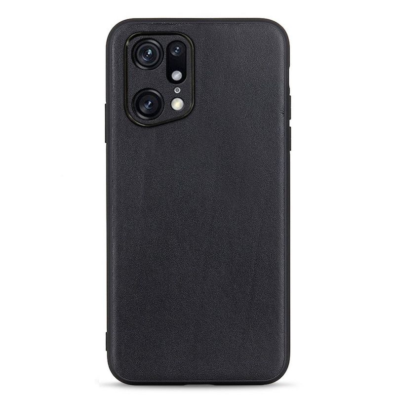 Cover Oppo Find X5 Pro Ægte Læder