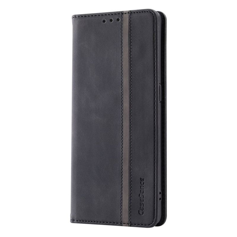 Cover Oppo Find X5 Pro Flip Cover Imiteret Læder Casedance