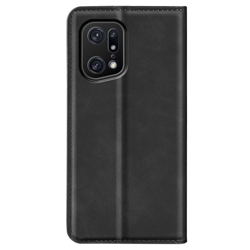 Cover Oppo Find X5 Pro Flip Cover Skin-touch