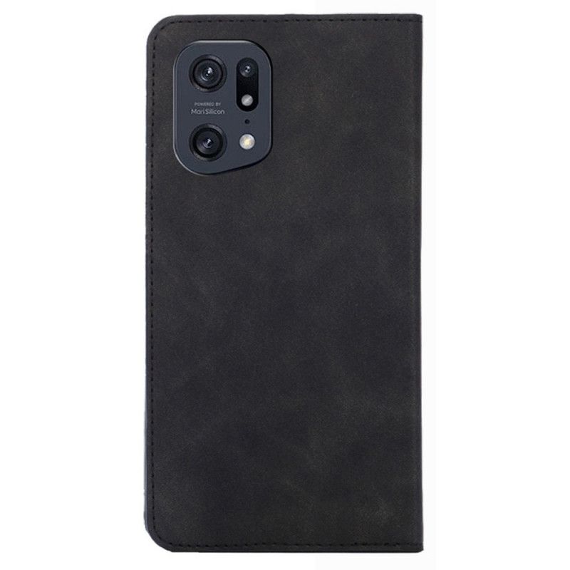 Cover Oppo Find X5 Pro Flip Cover Skin-touch