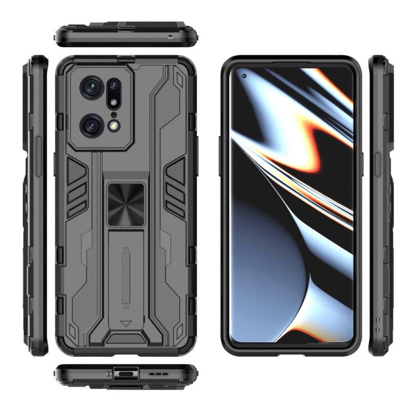 Cover Oppo Find X5 Pro Lodret Og Vandret Aftageligt Beslag