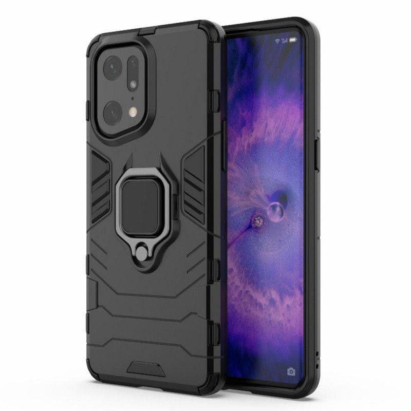 Cover Oppo Find X5 Pro Modstandsdygtig Ring