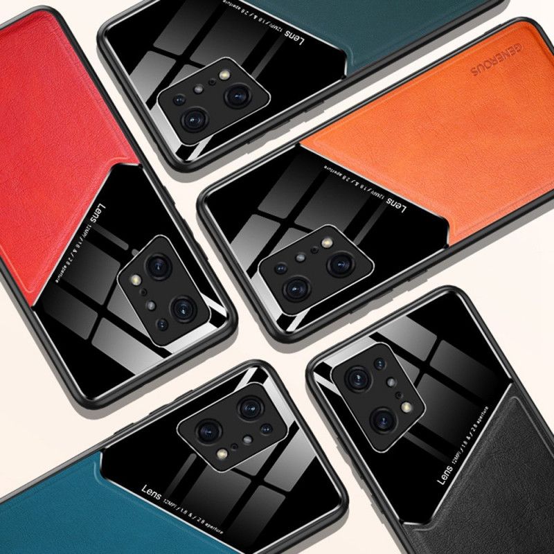 Cover Oppo Find X5 Pro Premium Imiteret Læder