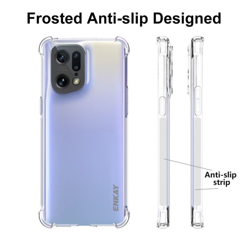 Cover Oppo Find X5 Pro Transparent Enkay