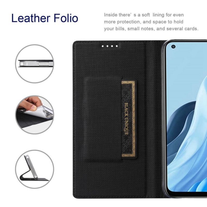 Flip Cover Oppo Find X5 Pro Vili Stoftekstur