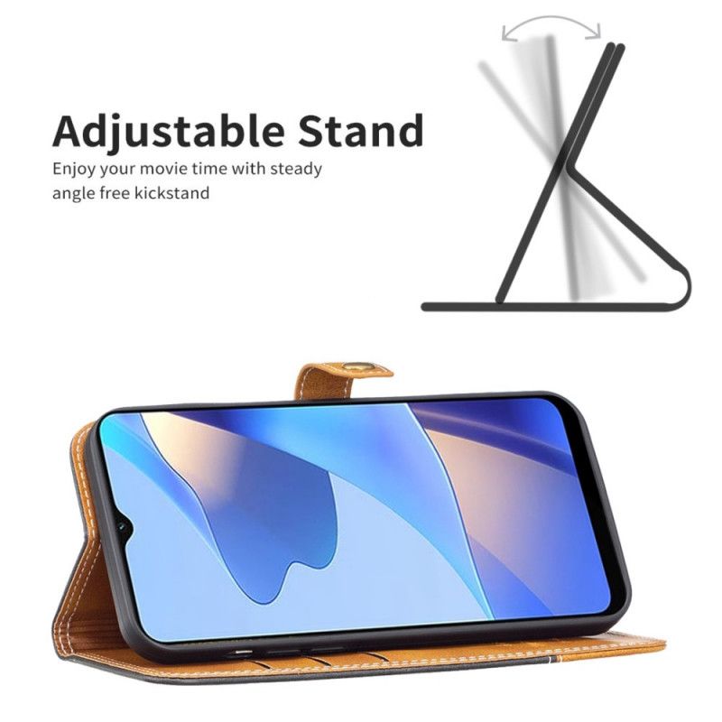 Læder Cover Oppo Find X5 Pro Binfen Farvestrop