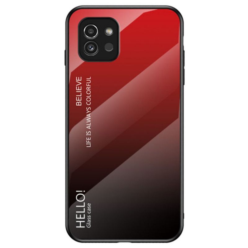 Cover Samsung Galaxy A03 Hej Hærdet Glas