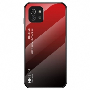 Cover Samsung Galaxy A03 Hej Hærdet Glas