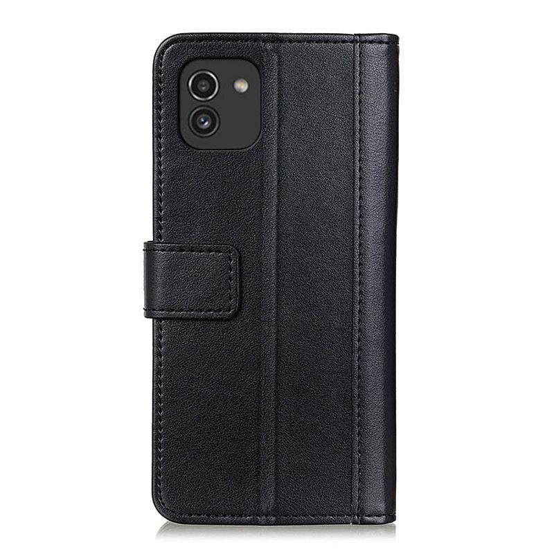 Flip Cover Samsung Galaxy A03 Stil Læder Elegance