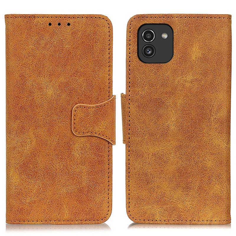 Flip Cover Samsung Galaxy A03 Vintage Split Læder