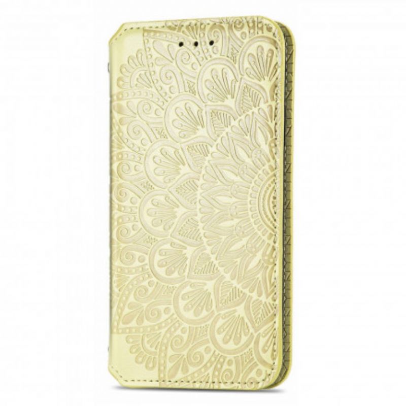 Cover Motorola Edge 20 Lite Flip Cover Mandalas