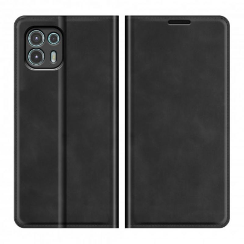 Cover Motorola Edge 20 Lite Flip Cover Skin-touch