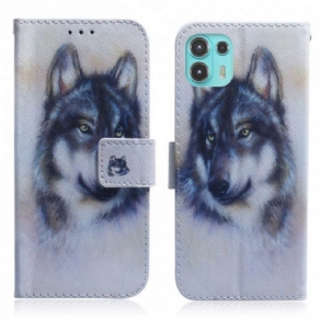 Flip Cover Motorola Edge 20 Lite Hundeblik