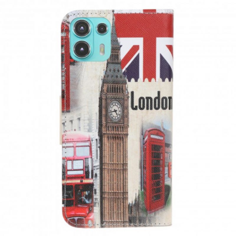 Flip Cover Motorola Edge 20 Lite London Life