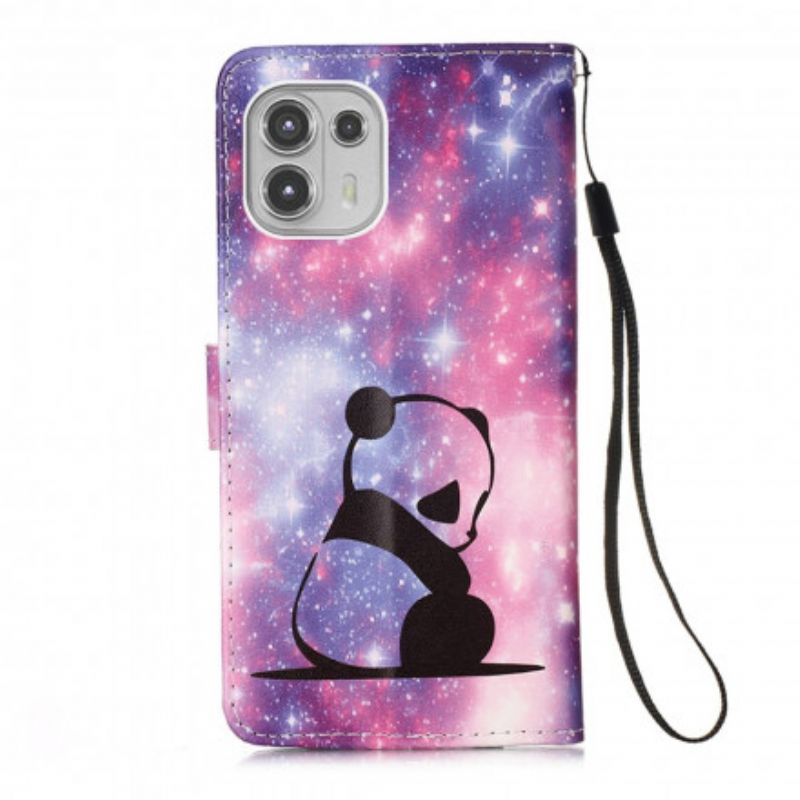 Flip Cover Motorola Edge 20 Lite Panda Galaxy