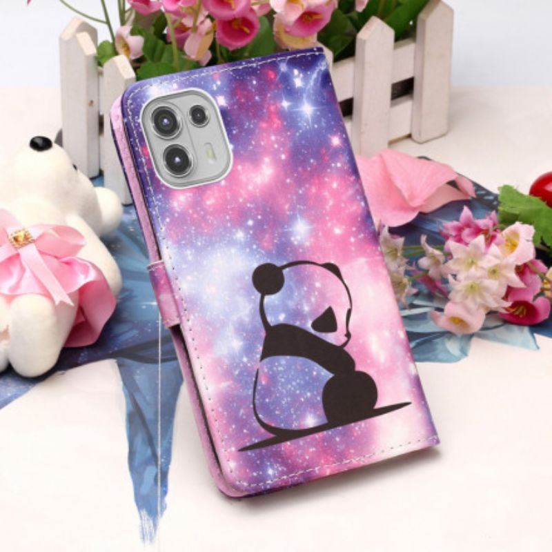 Flip Cover Motorola Edge 20 Lite Panda Galaxy